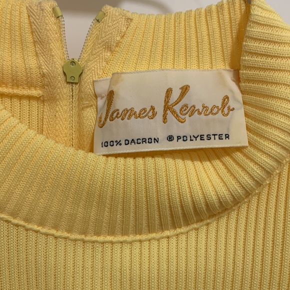 James Kenrob vintage women’s tank top. Yellow. Size 10 - Picture 2 of 4